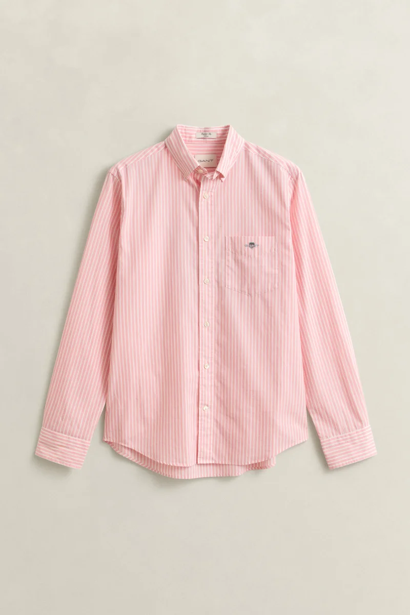 GANT  Regular Classic Poplin Stripe Shirt for Men | Best Price UAE